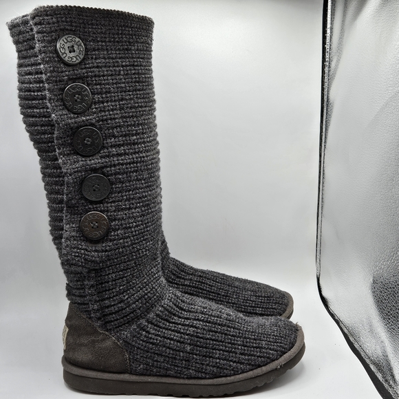 Ugg Australia 5 button 17.5" tall sweater style foldable boots size 9 - Picture 15 of 15